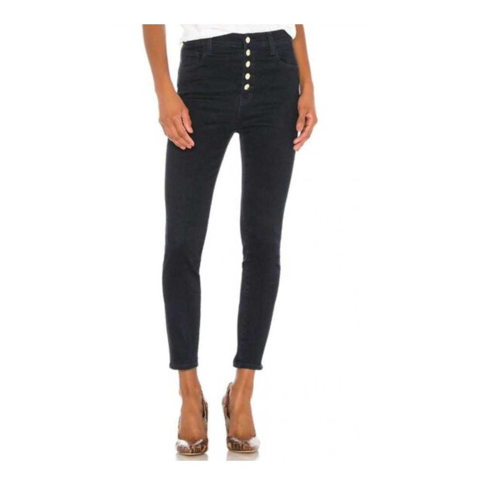 J Brand Lillie High Rise 5 Button Skinny Jeans